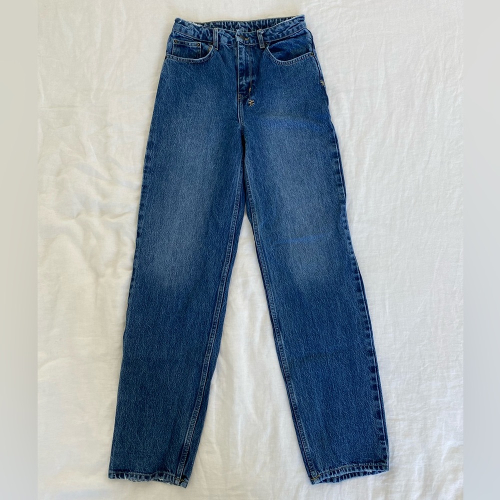 Ksubi Blue Straight Leg Jeans